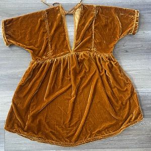 Free people velvet tunic